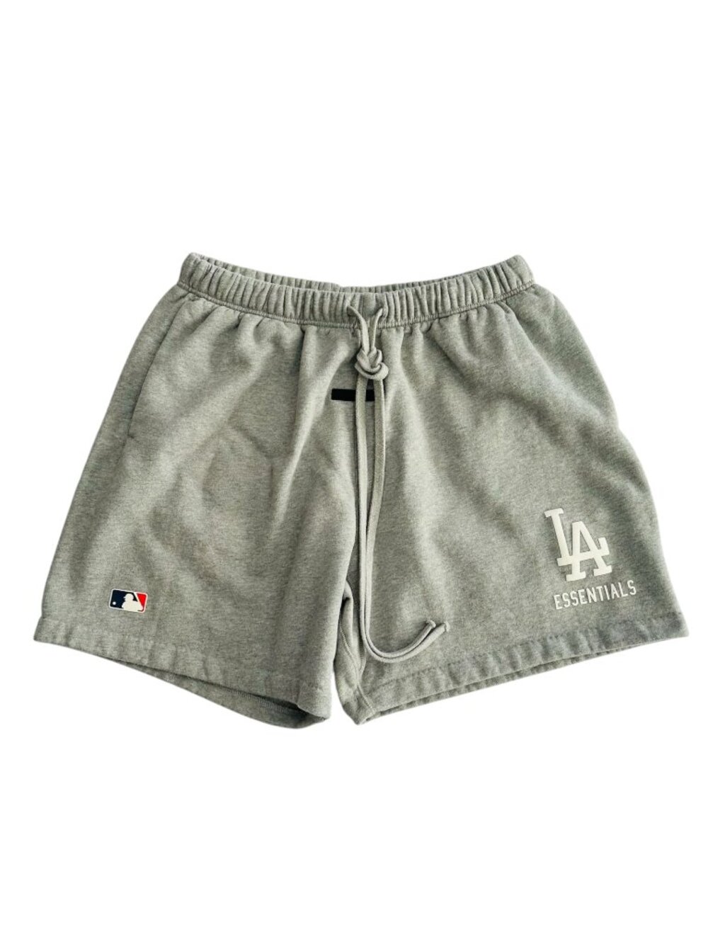 Essentials Fear of God Men's Size S Los Angeles Dodgers MLB Gray Sweat Shorts